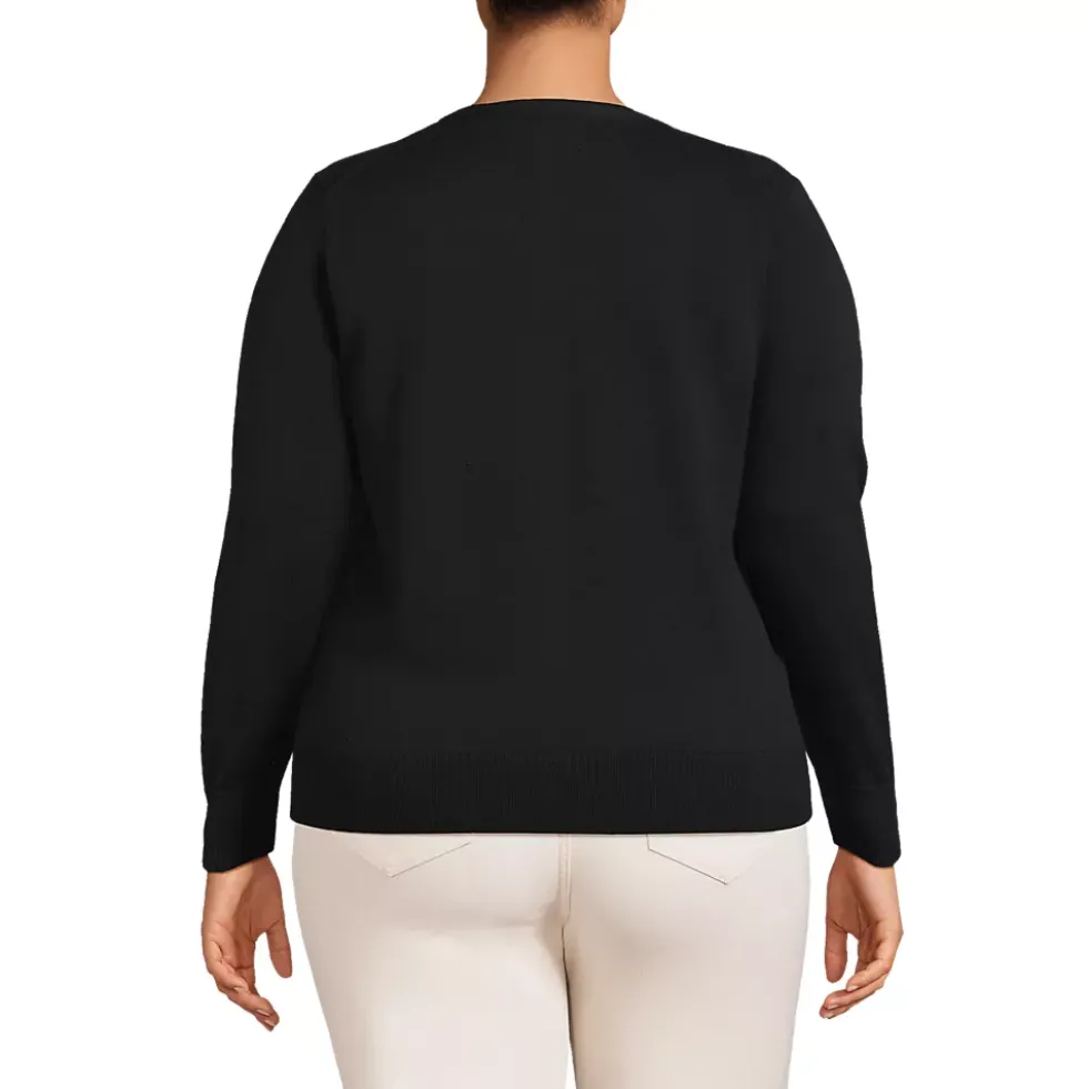 Women's Fine Gauge Cotton Cardigan Sweater