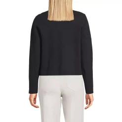 Women's Fine Gauge Cotton Milano Blazer Sweater