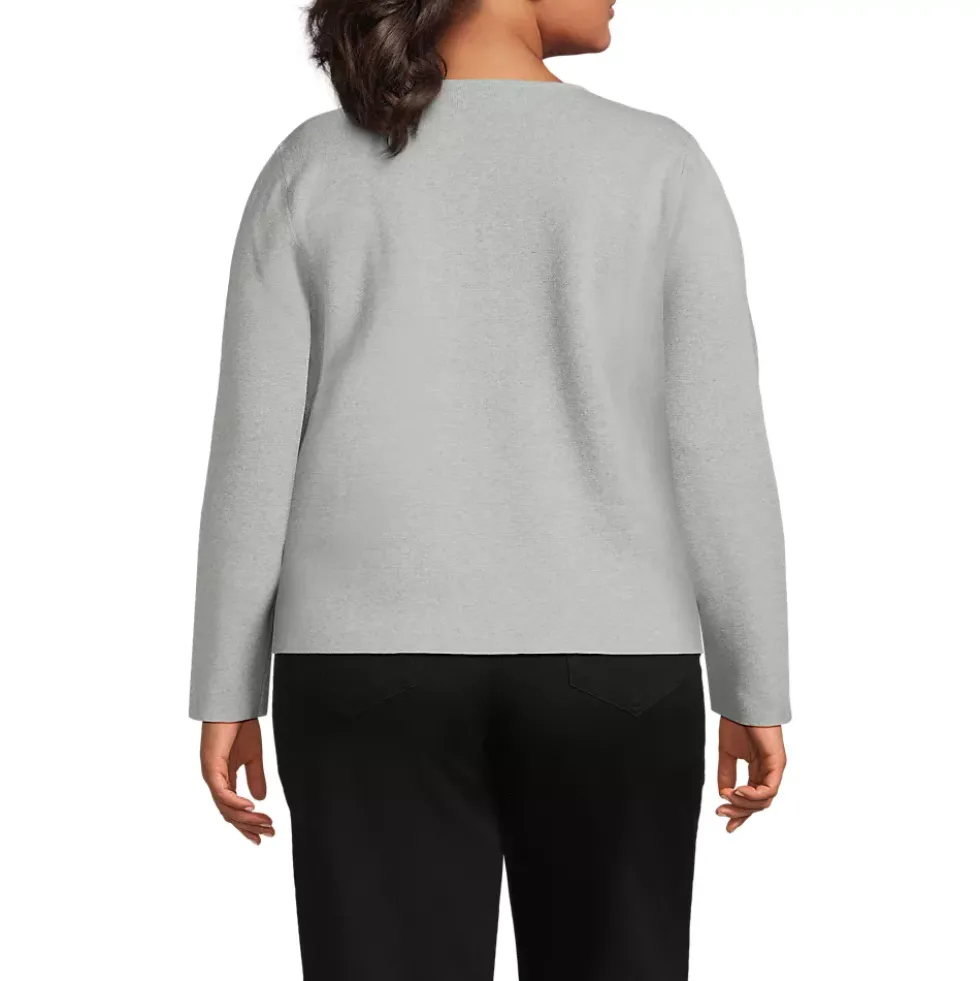 Women's Fine Gauge Cotton Milano Blazer Sweater
