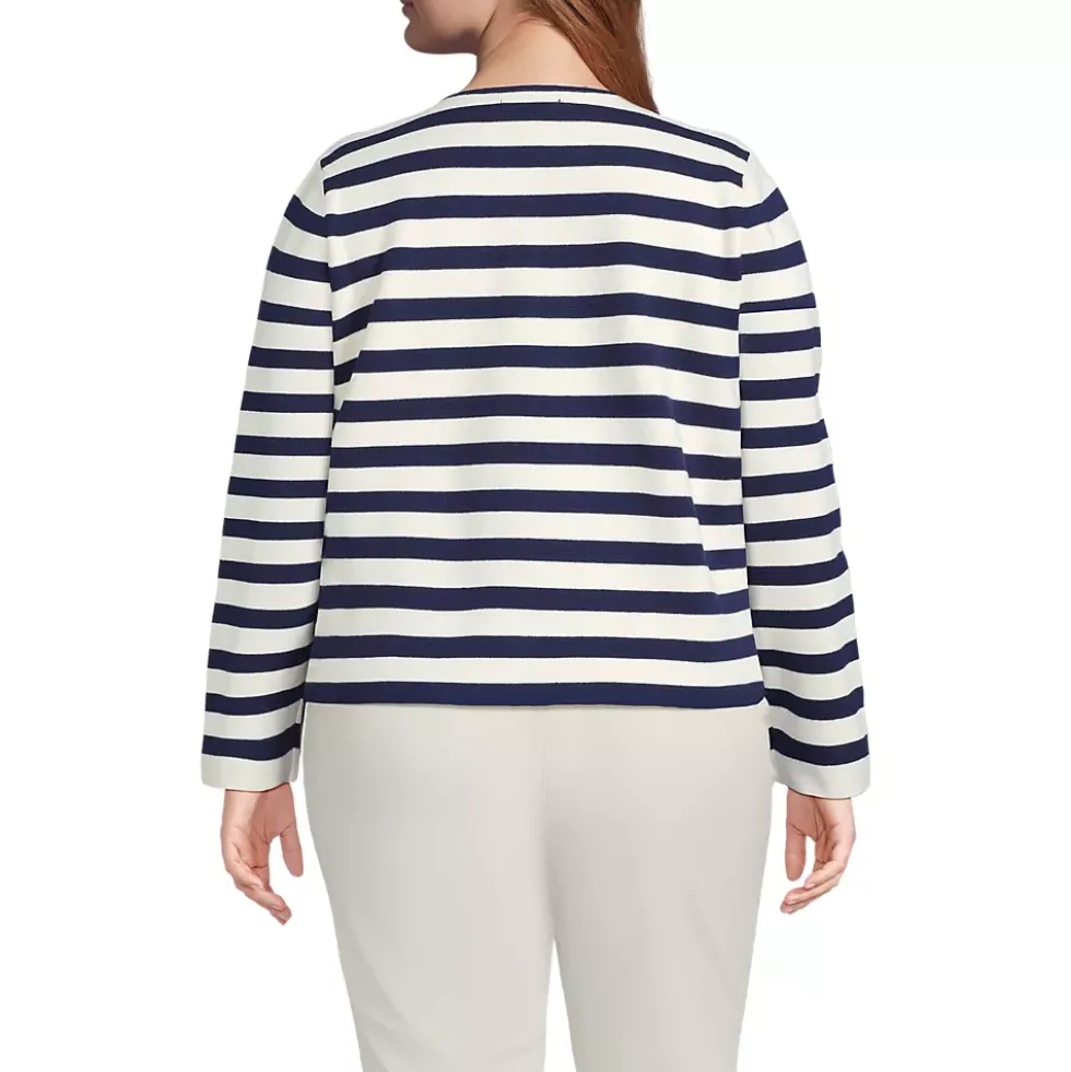 Women's Fine Gauge Cotton Milano Blazer Sweater
