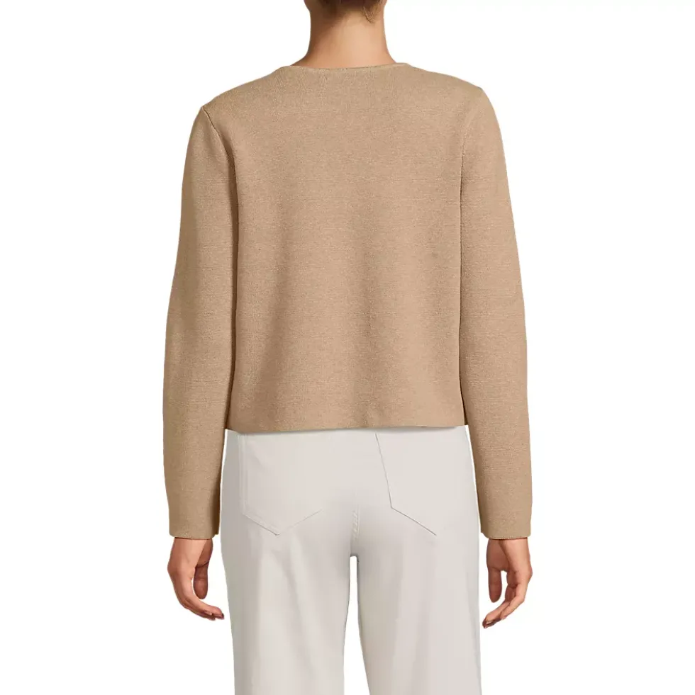 Women's Fine Gauge Cotton Milano Blazer Sweater