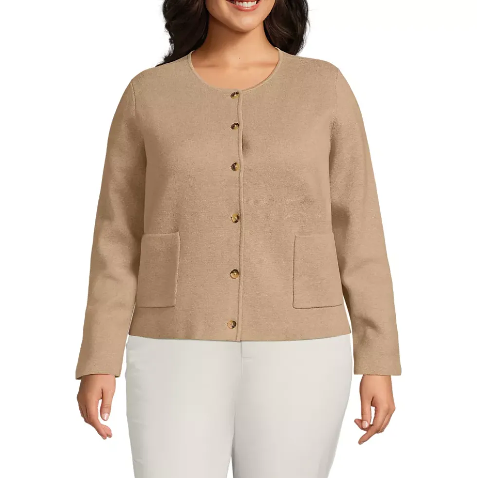 Women's Fine Gauge Cotton Milano Blazer Sweater