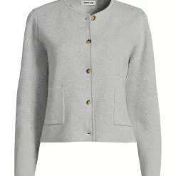 Women's Fine Gauge Cotton Milano Blazer Sweater