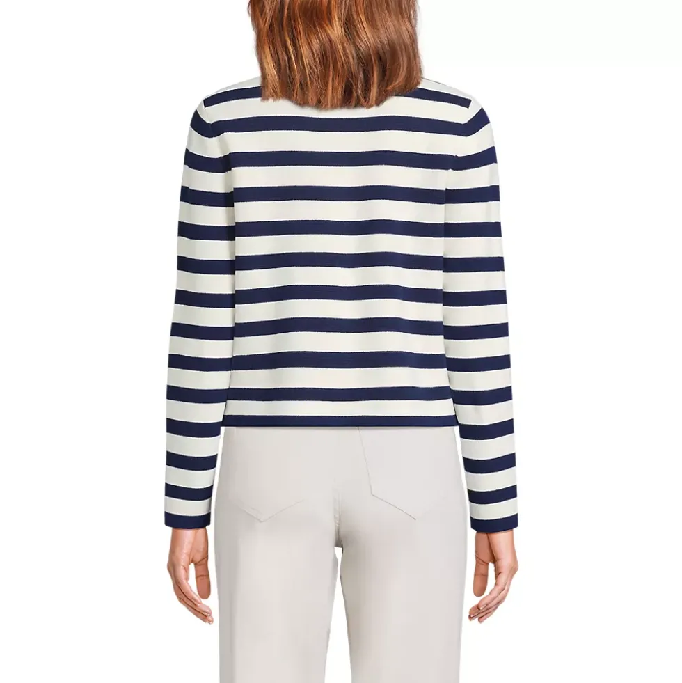 Women's Fine Gauge Cotton Milano Blazer Sweater