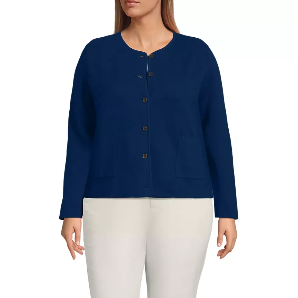 Women's Fine Gauge Cotton Milano Blazer Sweater