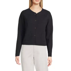 Women's Fine Gauge Cotton Milano Blazer Sweater