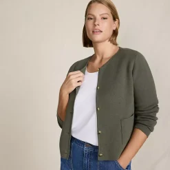 Women's Fine Gauge Cotton Milano Blazer Sweater