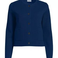 Women's Fine Gauge Cotton Milano Blazer Sweater