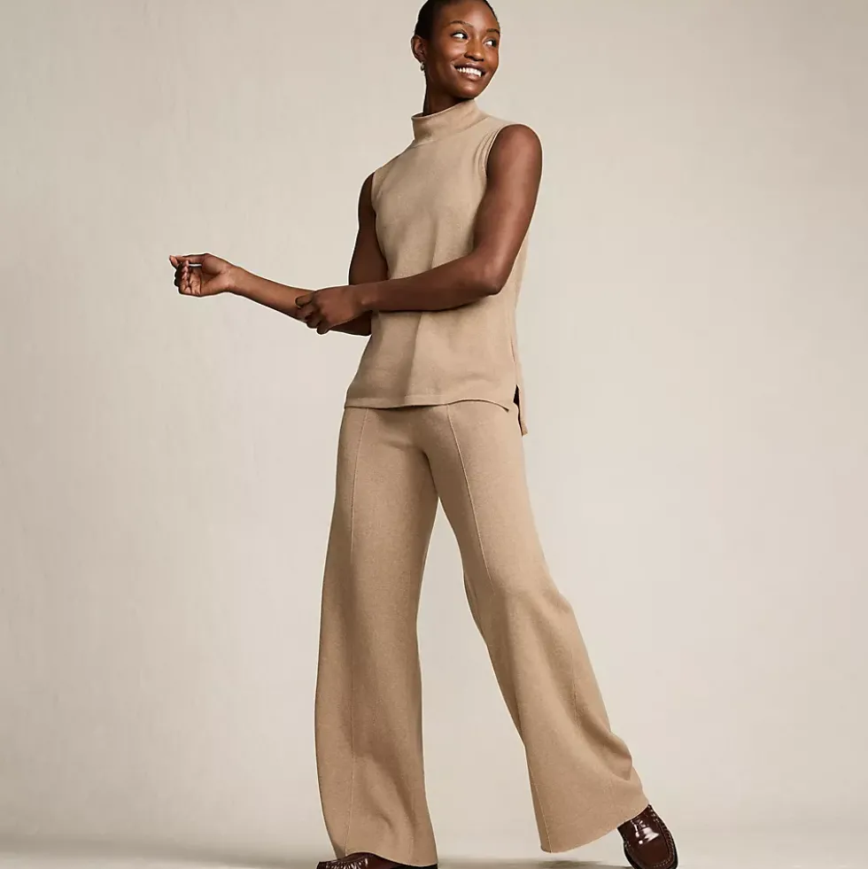 Women's Fine Gauge Cotton Sweater Pants