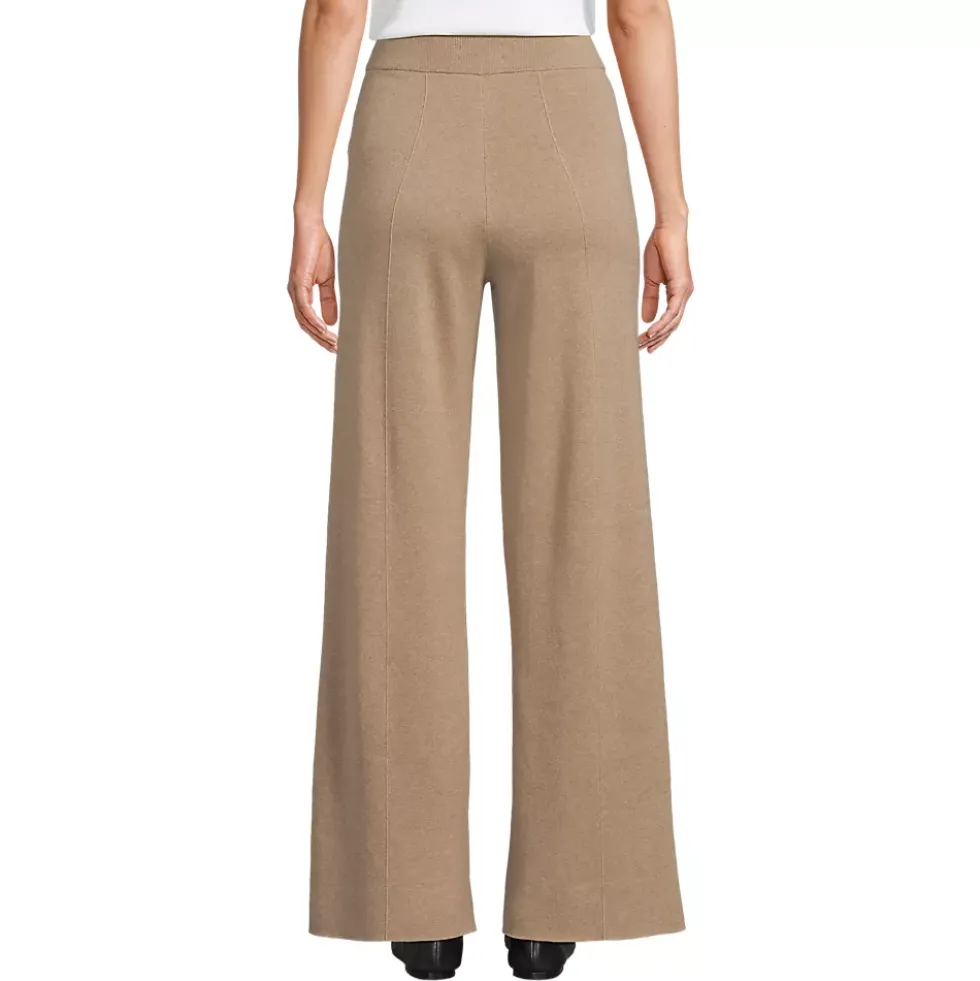 Women's Fine Gauge Cotton Sweater Pants
