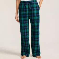 Women's Flannel Wide Leg Sleep Pants