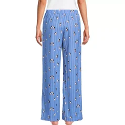 Women's Flannel Wide Leg Sleep Pants