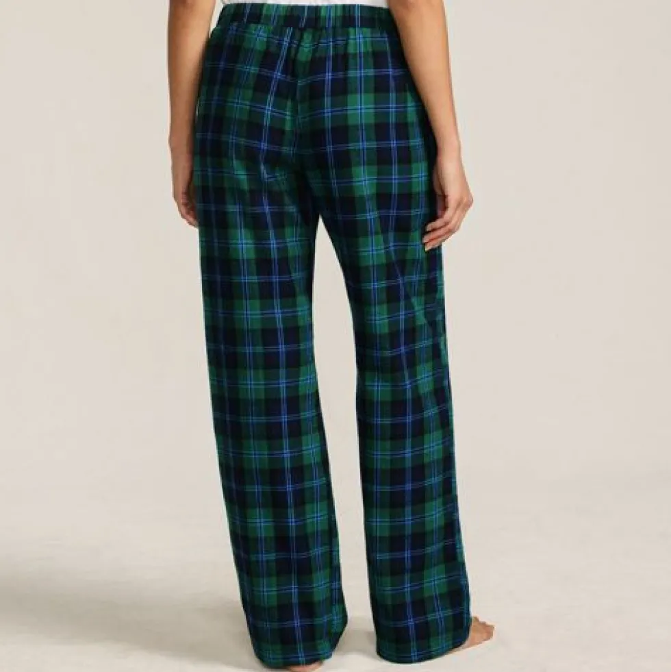 Women's Flannel Wide Leg Sleep Pants