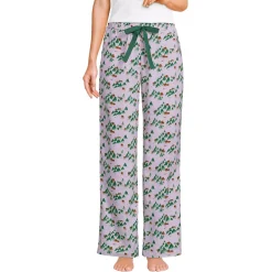 Women's Flannel Wide Leg Sleep Pants
