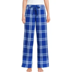 Women's Flannel Wide Leg Sleep Pants