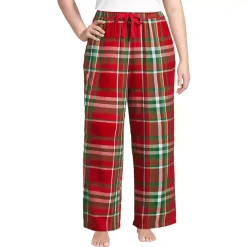 Women's Flannel Wide Leg Sleep Pants