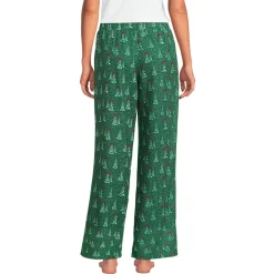 Women's Flannel Wide Leg Sleep Pants