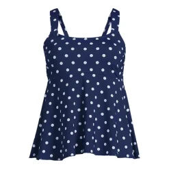 Women's Flutter Scoop Neck Tankini Top