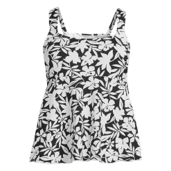 Women's Flutter Scoop Neck Tankini Top