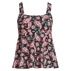 Women's Flutter Scoop Neck Tankini Top