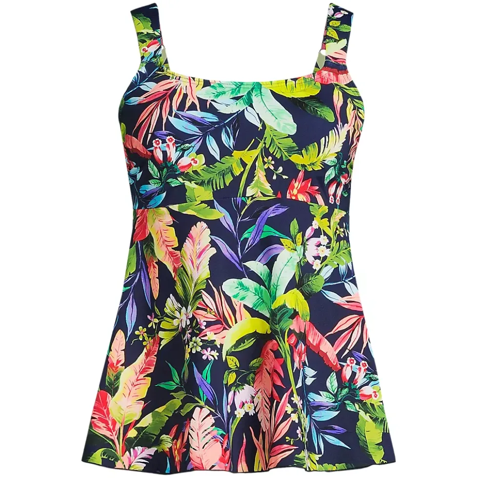 Women's Flutter Scoop Neck Tankini Top