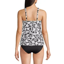 Women's Flutter Scoop Neck Tankini Top