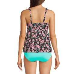 Women's Flutter Scoop Neck Tankini Top