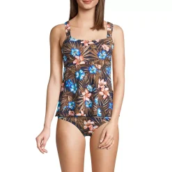 Women's Flutter Scoop Neck Tankini Top