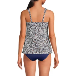 Women's Flutter Scoop Neck Tankini Top