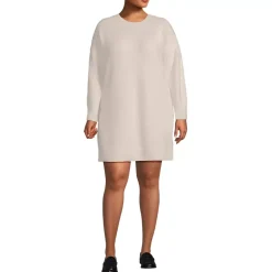Women's Fuzzy Bow Back Mini Sweater Dress