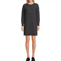 Women's Fuzzy Bow Back Mini Sweater Dress