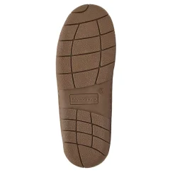 Women's Fuzzy Lined Suede Moccasin Slippers