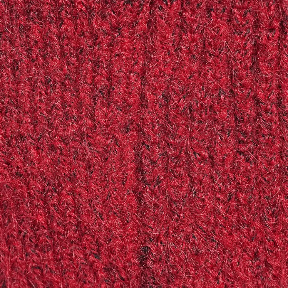 Women's Fuzzy Wedged Quarter Zip Sweater