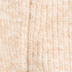Women's Fuzzy Wedged Quarter Zip Sweater