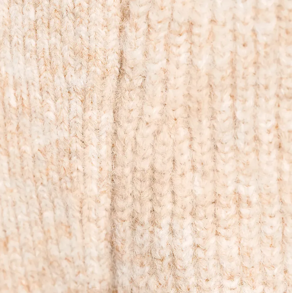 Women's Fuzzy Wedged Quarter Zip Sweater