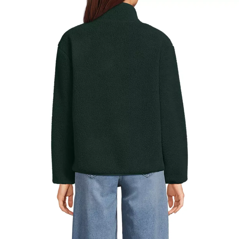 Women's Half Zip Cozy Sherpa Fleece Pullover