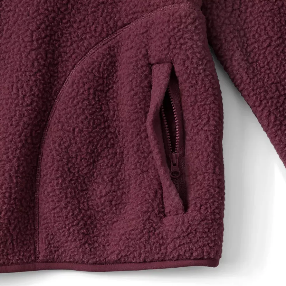 Women's Half Zip Cozy Sherpa Fleece Pullover