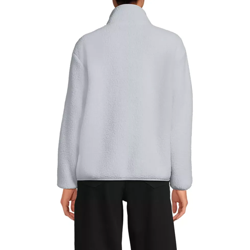 Women's Half Zip Cozy Sherpa Fleece Pullover