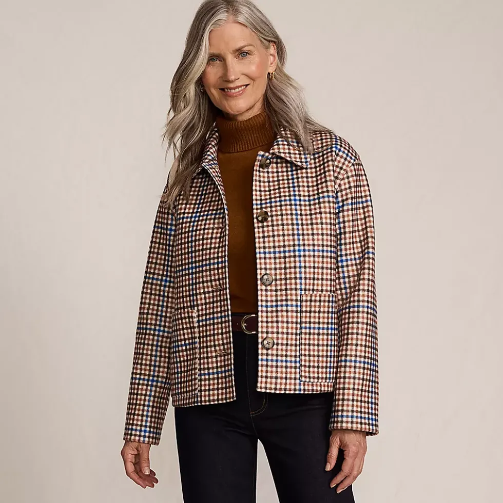 Women's Heritage Brushed Print Shirt Jacket
