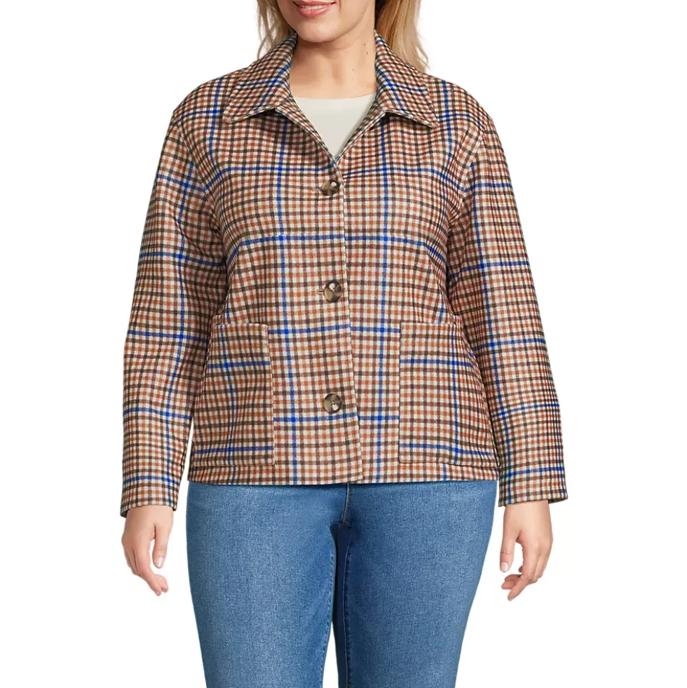 Women's Heritage Brushed Print Shirt Jacket