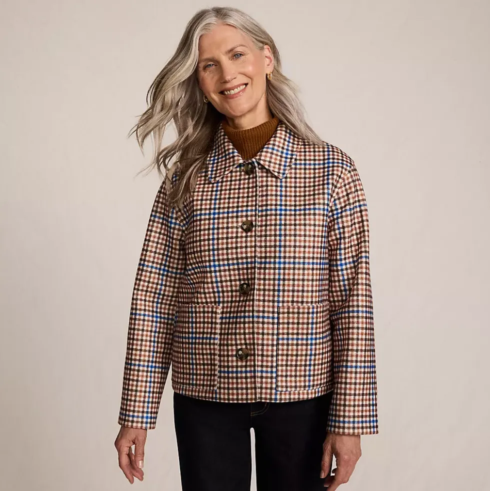 Women's Heritage Brushed Print Shirt Jacket