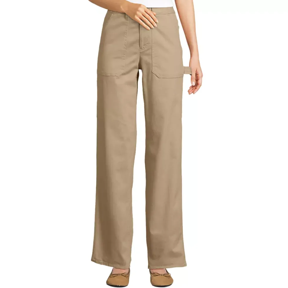Women's Herringbone Chino High Rise Utility Pants