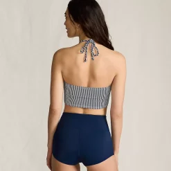 Women's High Neck Halter Bikini Top