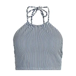 Women's High Neck Halter Bikini Top