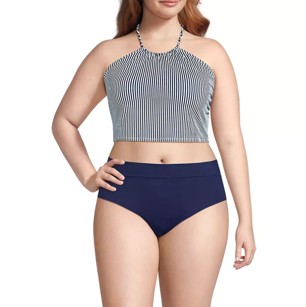 Women's High Neck Halter Bikini Top