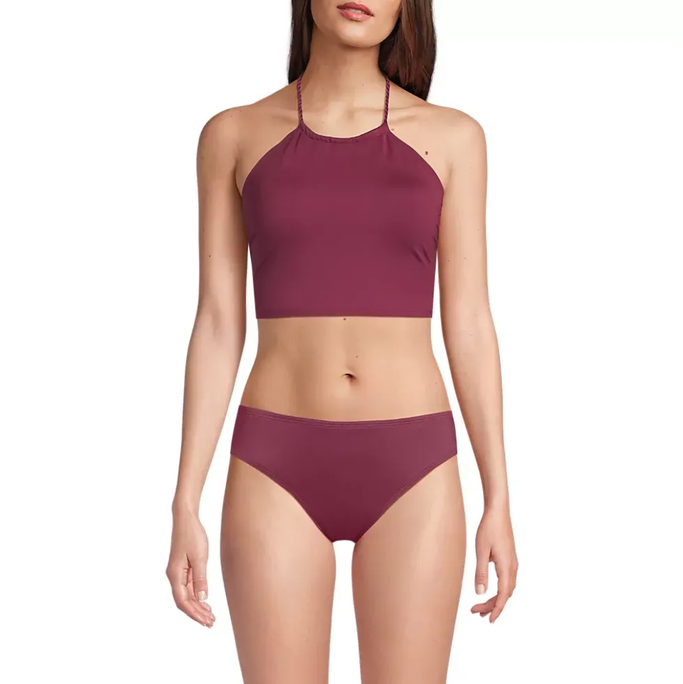 Women's High Neck Halter Bikini Top