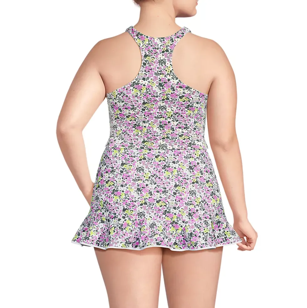 Women's High Neck Racerback Midkini Top