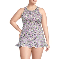 Women's High Neck Racerback Midkini Top