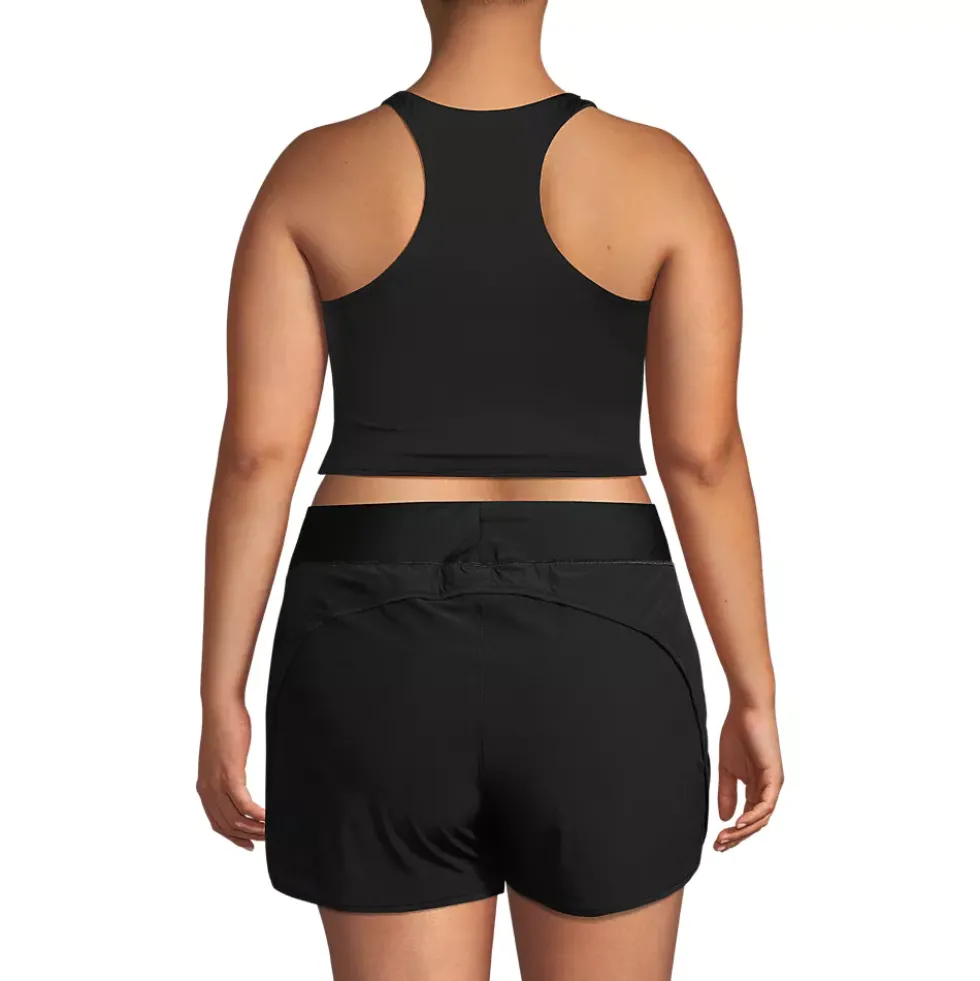 Women's High Neck Racerback Midkini Top