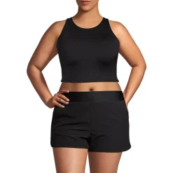 Women's High Neck Racerback Midkini Top